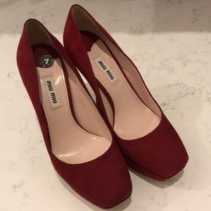 Miumiu high heels